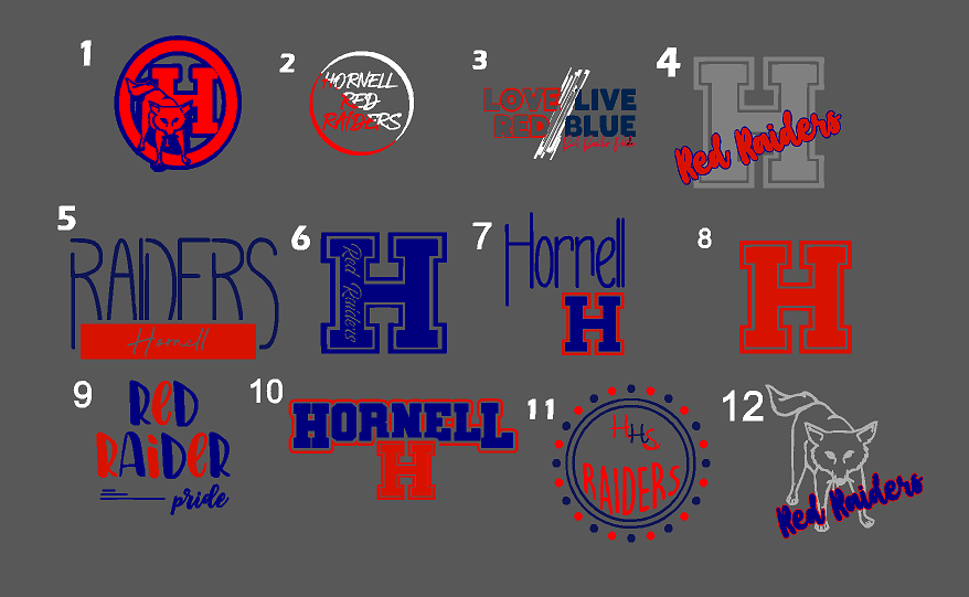 Hornell Raiders Bella Unisex tshirt with options BC3001CVC