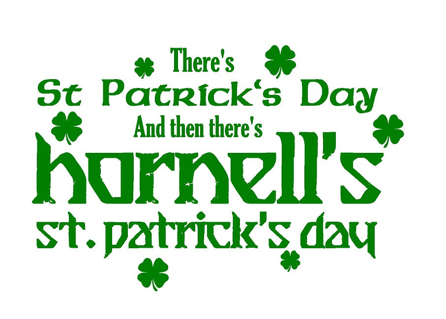 Hornell St Patrick's Day EZ146 Enza Ladies Jersey Colorblock Tee