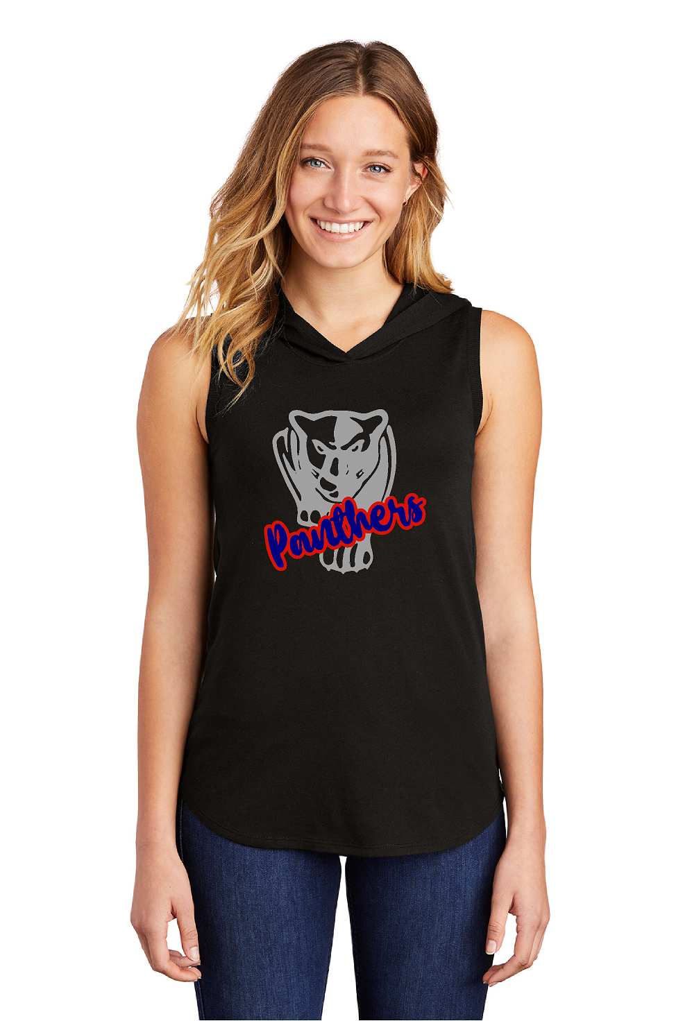 Campbell-Savona DT1375 District ® Women’s Perfect Tri ® Sleeveless Hoodie
