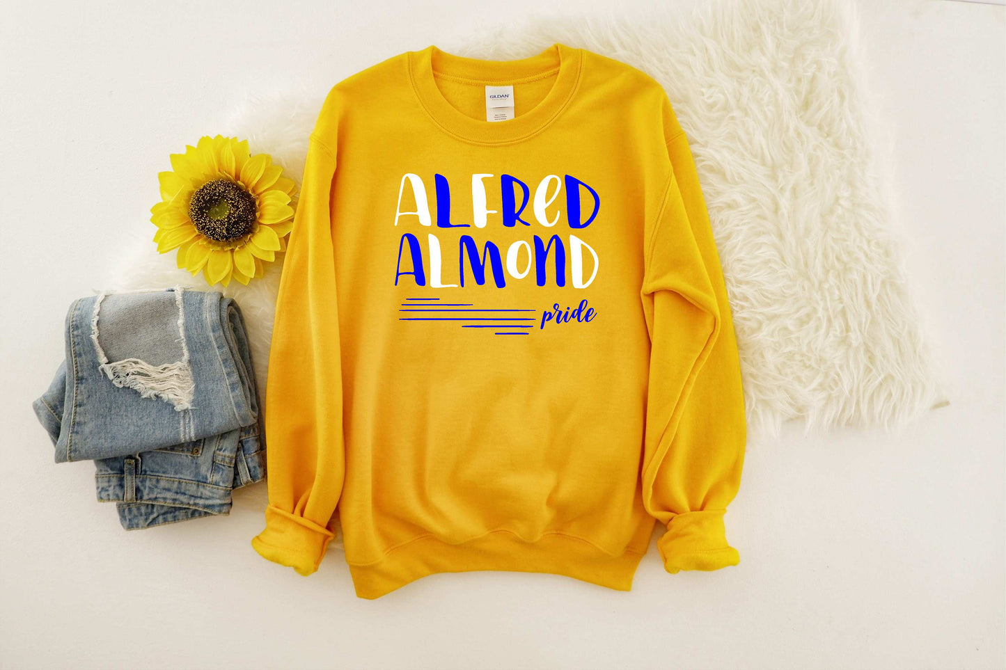 Gold Alfred-Almond Pride Crewneck - 18000