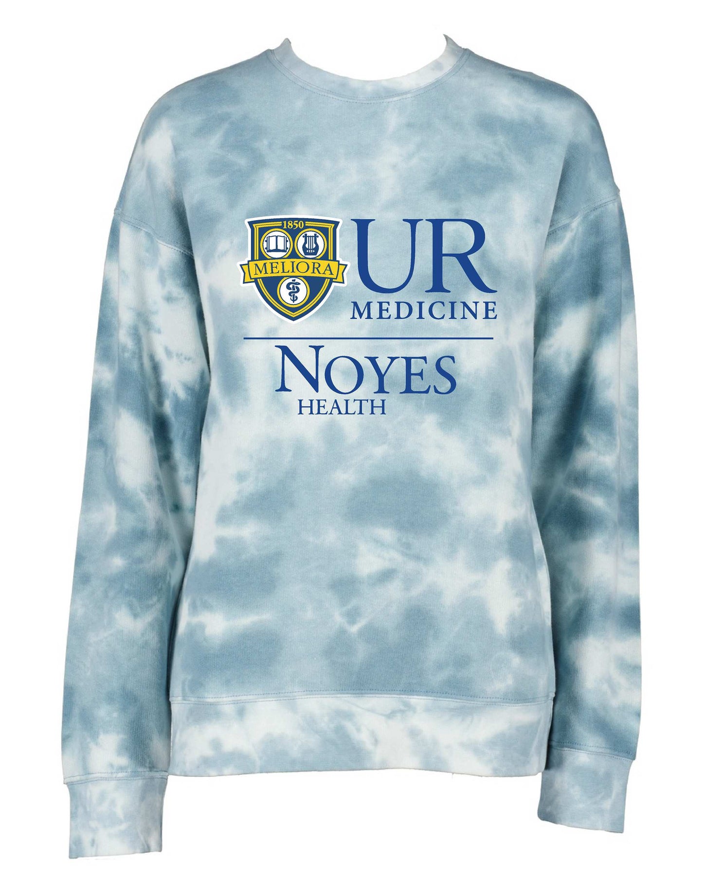 UR Medicine Hospitals Enza tie dye crewneck EZ982