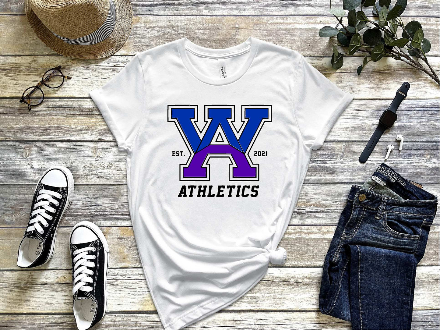 Andover-Whitesville Athletics Bella Canvas Short Sleeve tshirts BC3001