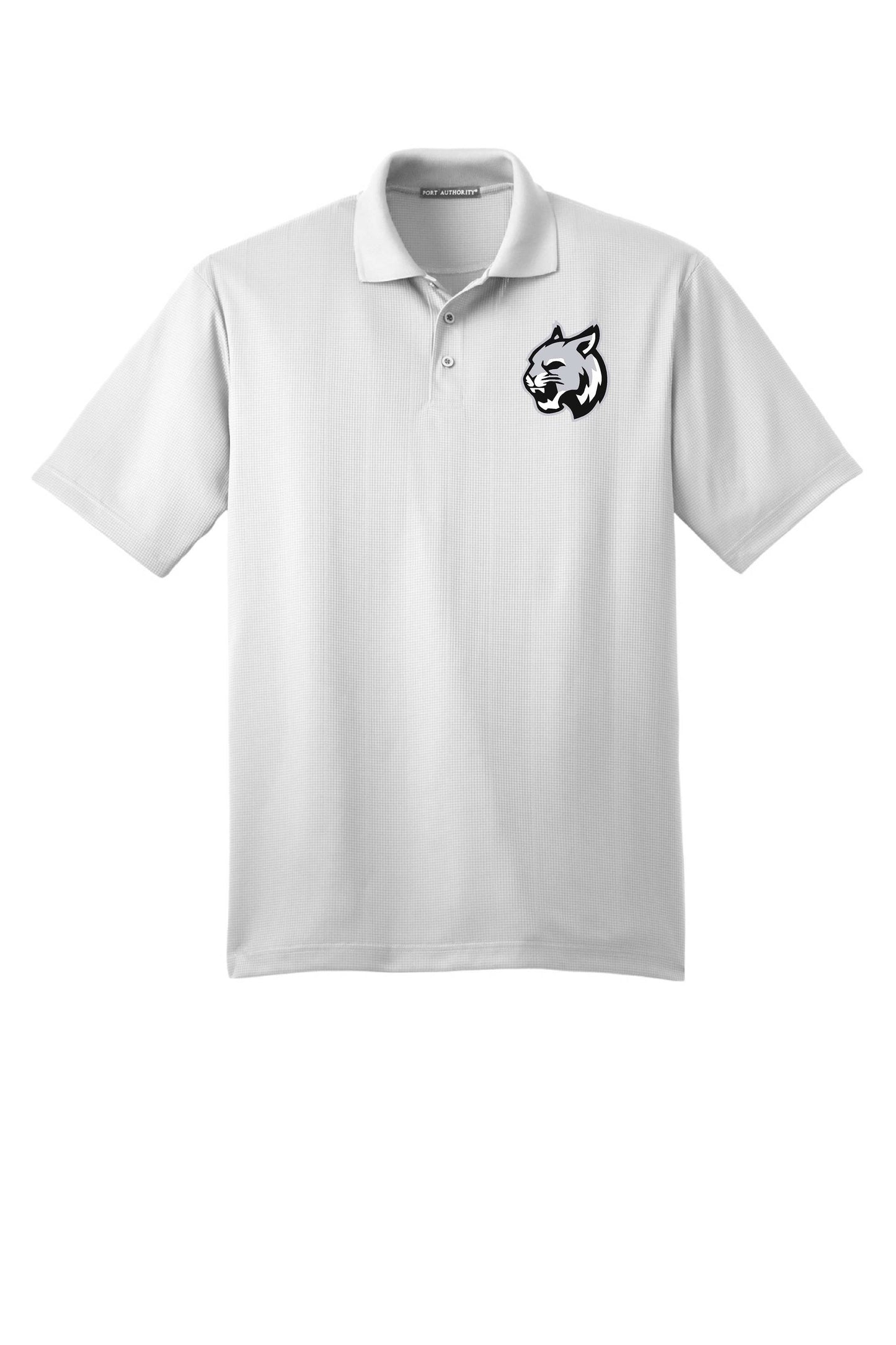 JT Cat logo embroidered K528 Port Authority® Performance Fine Jacquard Polo