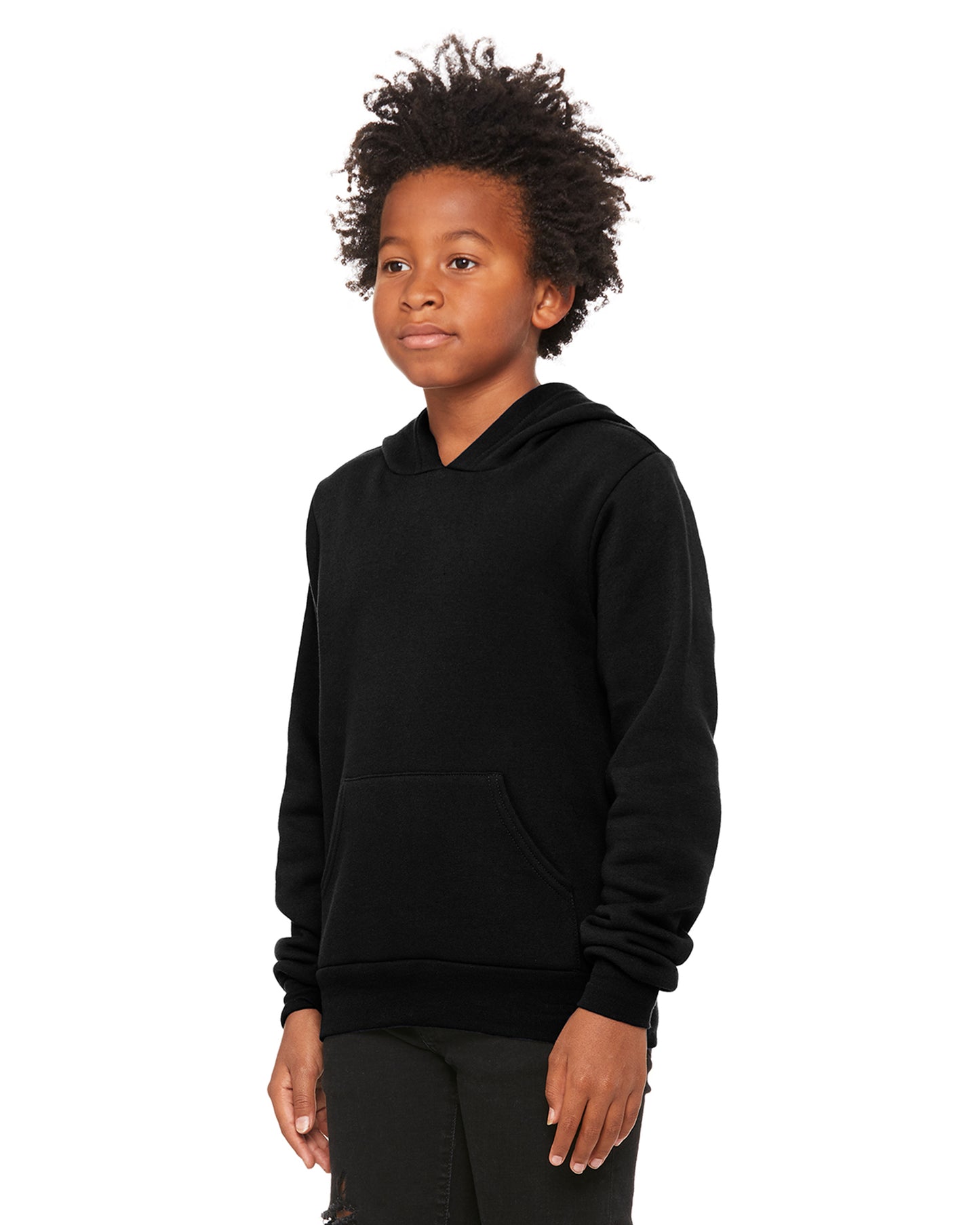 LL Loon Lake Words Only Youth Sponge Fleece Pullover Hoodie