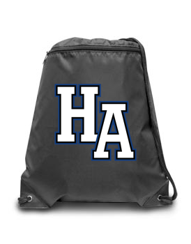 Zippered Drawstring Backpack