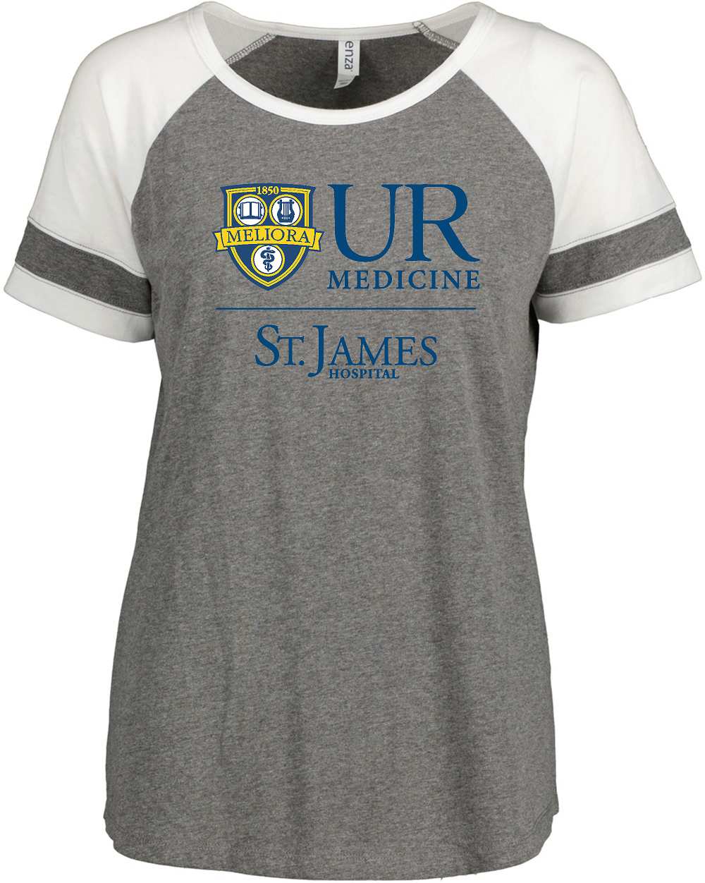 UR Medicine EZ146 Enza Ladies Jersey Colorblock Tee
