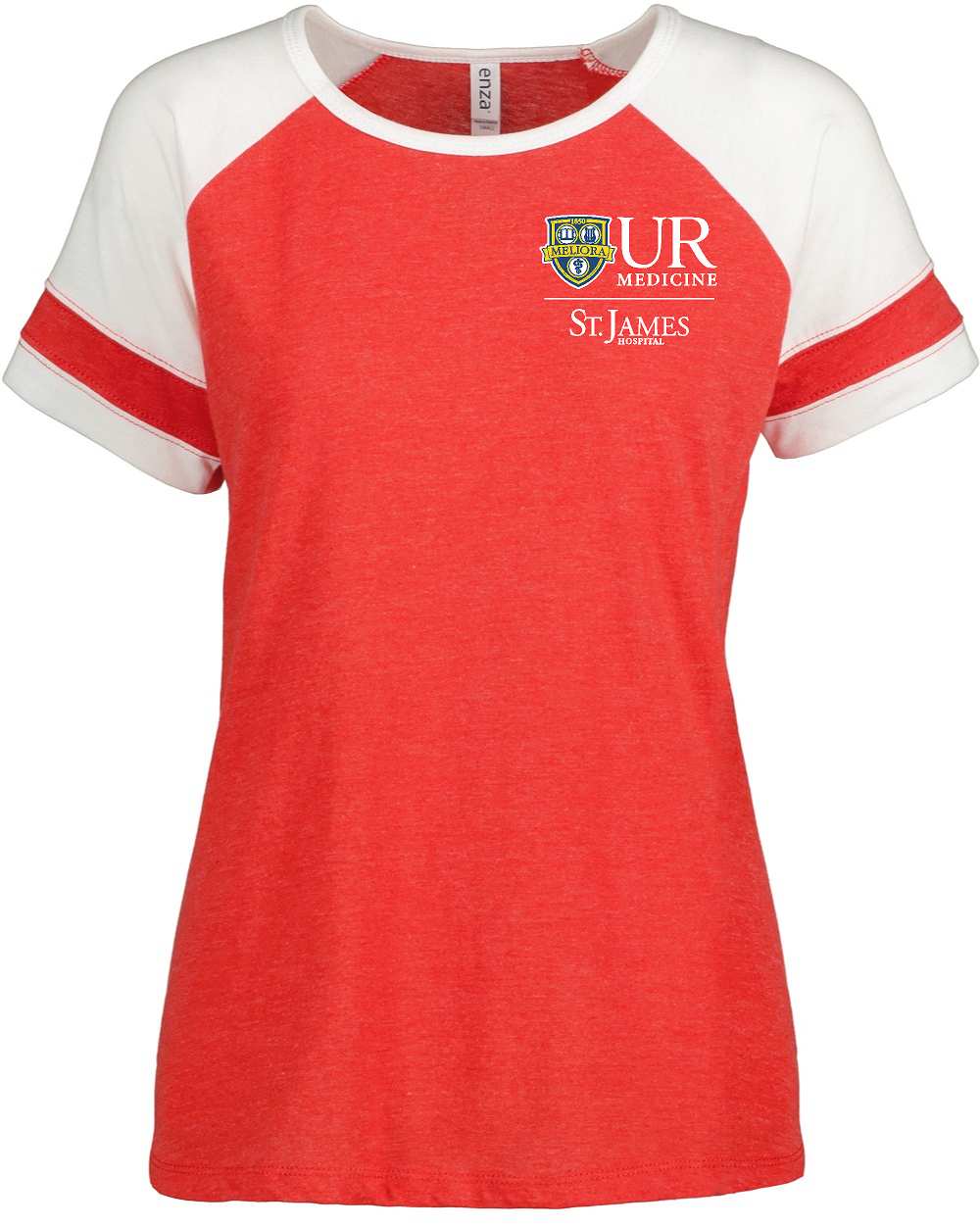 UR Medicine EZ146 Enza Ladies Jersey Colorblock Tee
