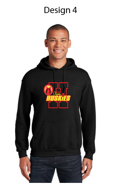 Olean School Adult/Youth Black Bella Hoodie BC3719
