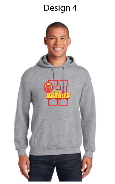Olean School Gray Adult/Youth Hoodie BC3719