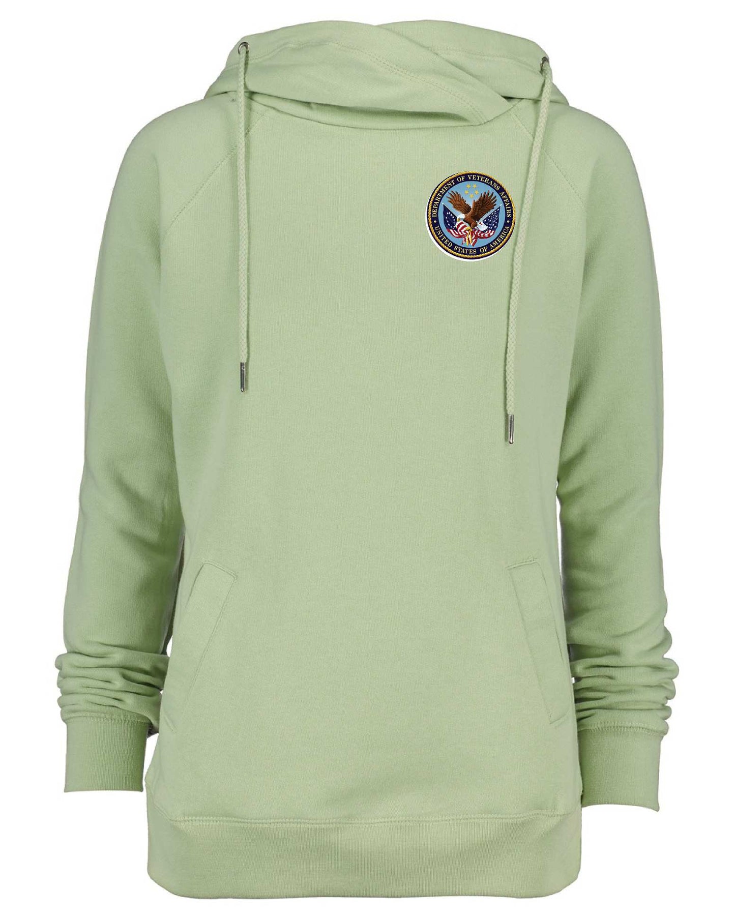 Veterans Affairs Enza® Ladies Classic Fleece Funnel Neck Pullover Hood EZ329