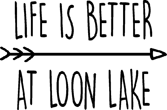 LL "Life is Better at Loon Lake" Women's Jersey Short Sleeve V-neck Tee