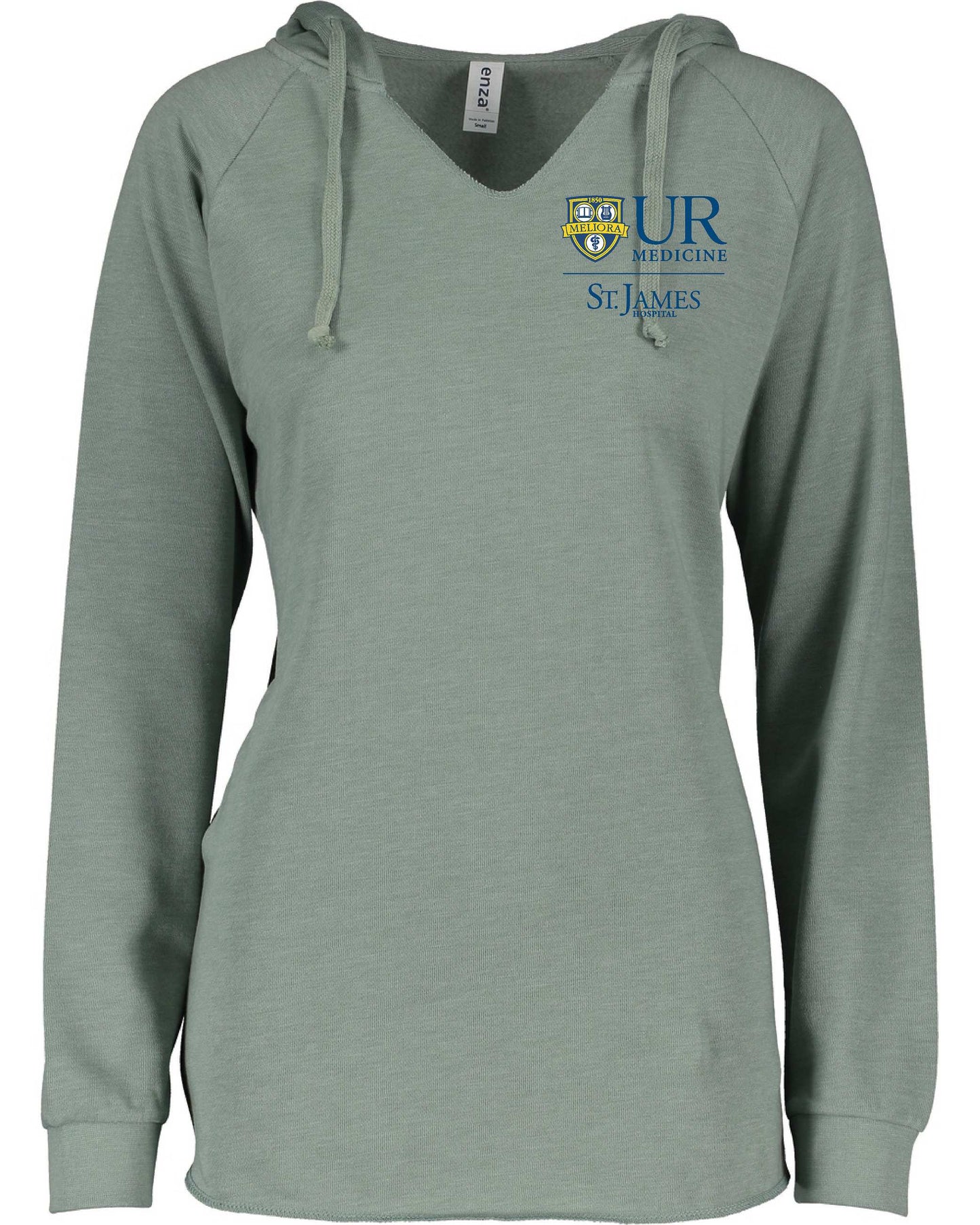 University of Rochester Hospitals EZ390 ladies Beach Fleece light weight hoodie