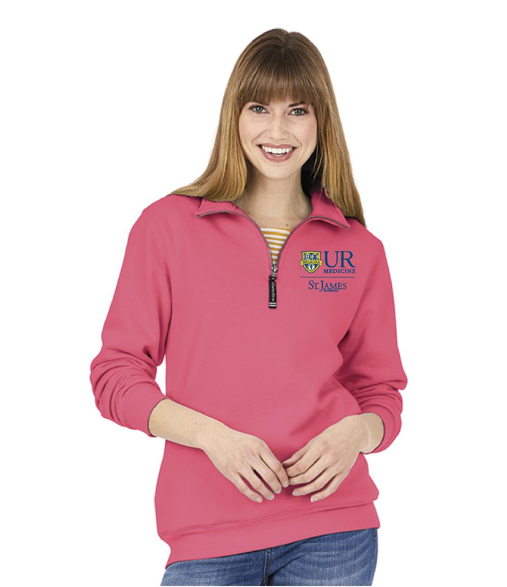 9359 Unisex Crosswind Charles River Quarter zip sweatshirt