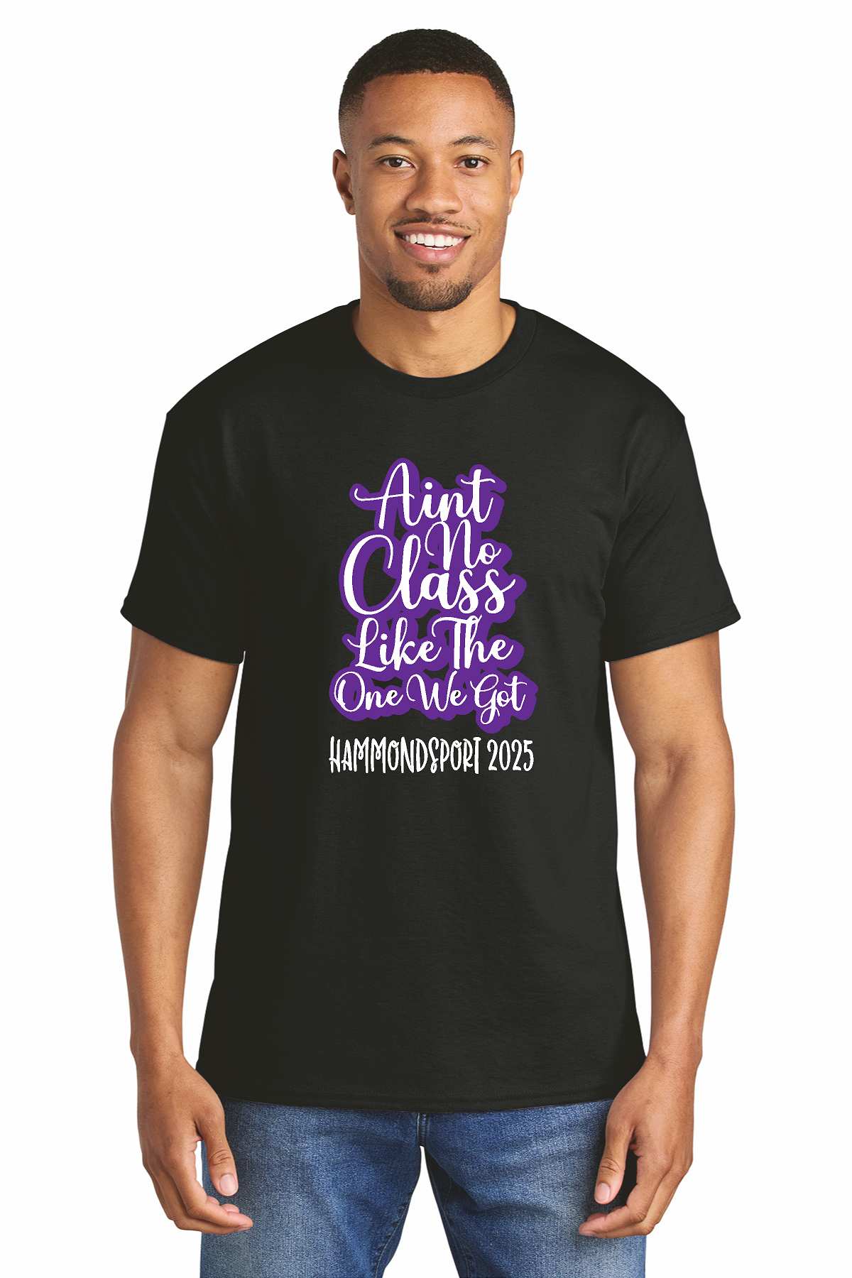 Hammondsport Class of Unisex Gildan tshirt, black 8000