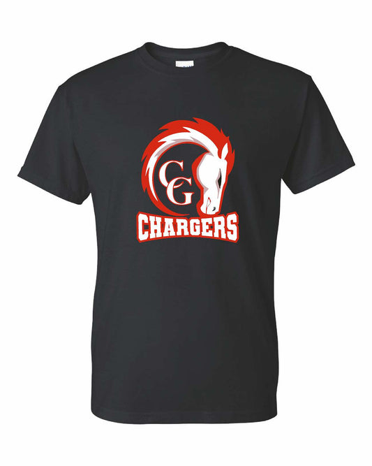 CG Chargers Black Bella Unisex tshirt BC3001