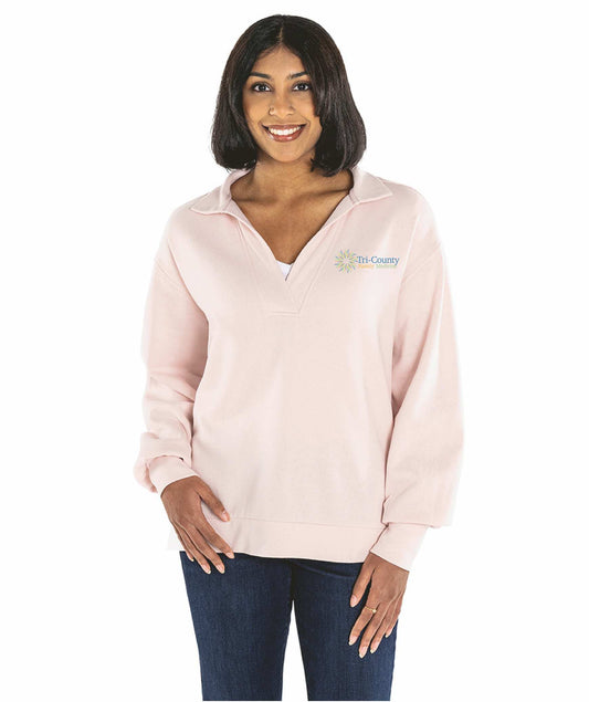Tri-County Ladies Charles River Coastal Sweatshirt 5483