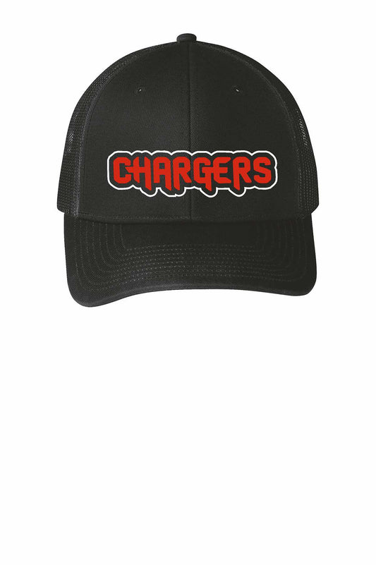 CHARGERS Black/Black Embroidered Richardson 112 cap