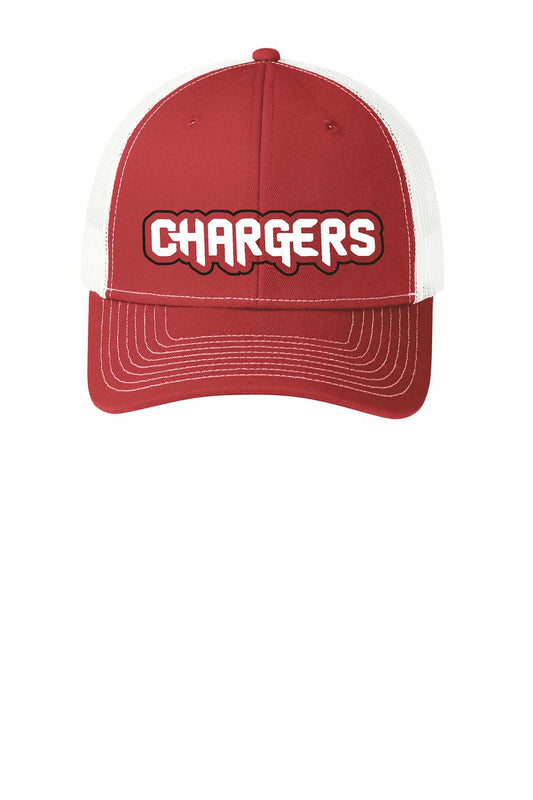 CHARGERS Red/White Embroidered Richardson 112 cap