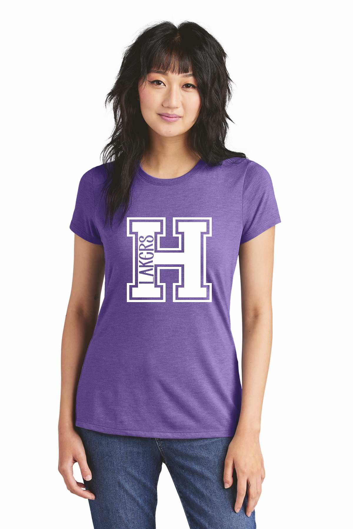 Hammondsport Lakers DM130L District ® Women’s Perfect Weight ® Tee purple