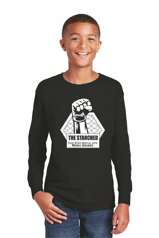 The Starched Black DT132Y Youth Long Sleeve