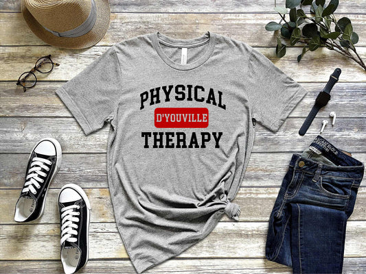 D'Youville Physical Therapy Light Gray BC3001CVC BELLA+CANVAS ® Unisex Heather CVC Short Sleeve Tee