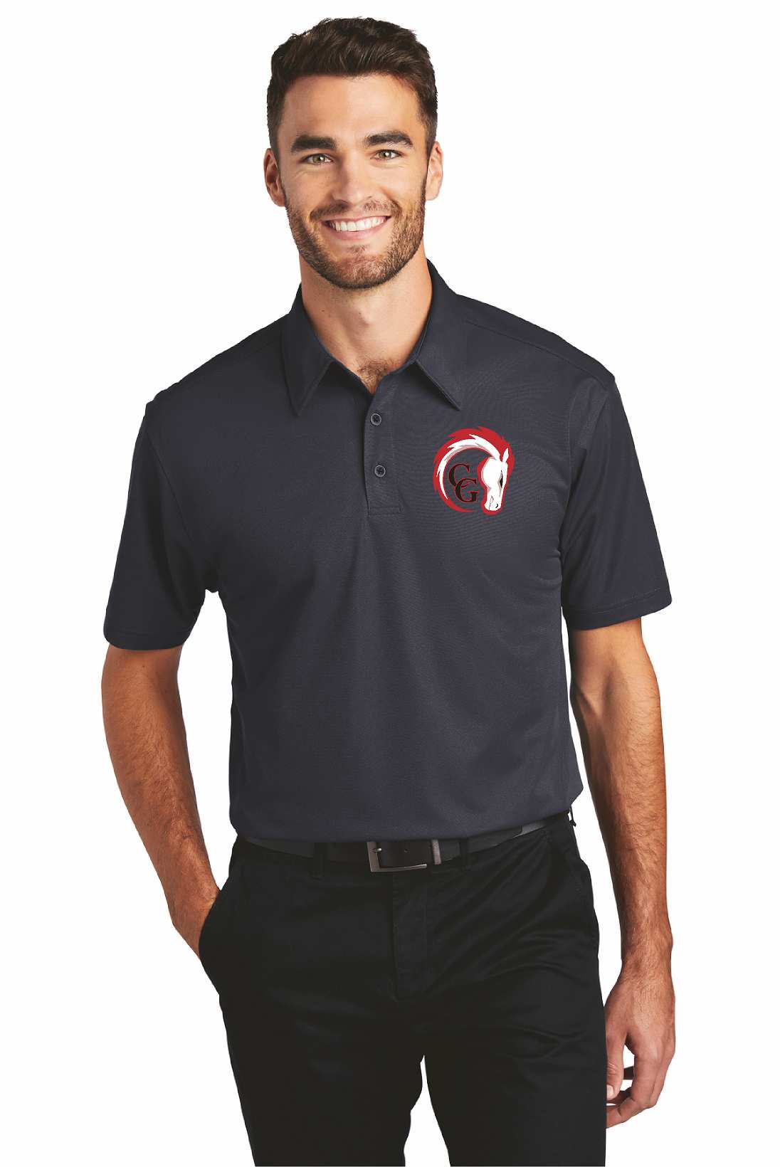 CG Chargers Mens Port Authority Dimension Polo K571