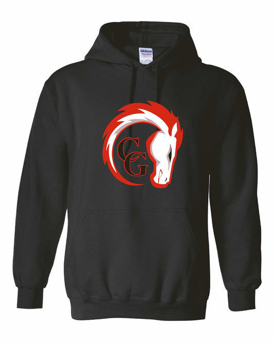 CG Chargers Black Gildan Hoodie Adult/Youth 18500