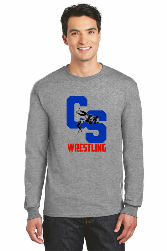 Campbell-Savona School Wrestling Unisex Long sleeve Gildan 8400