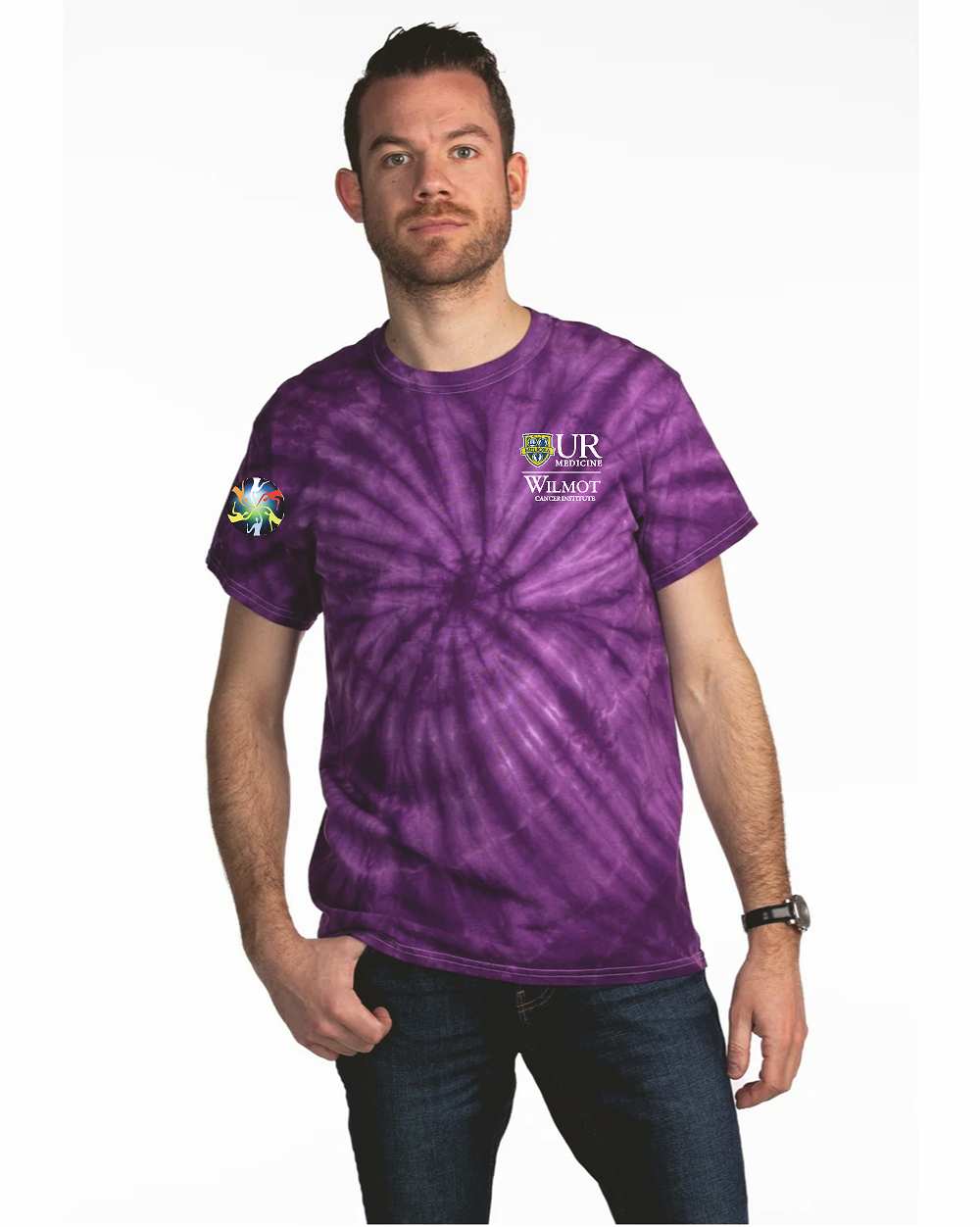 URMC Wilmot/Pluta DY952 Dyenomite Apparel® 200CY Tie Dye Cyclone Tee