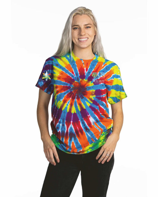 URMC Wilmot/Pluta DY906 Unisex Tie Die Spiral Tee