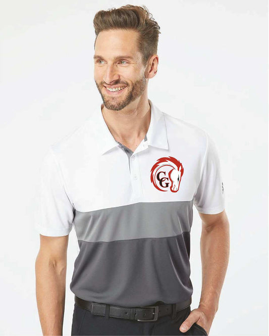 CG Chargers Adidas Merch Block Polo, White - Adidas A236