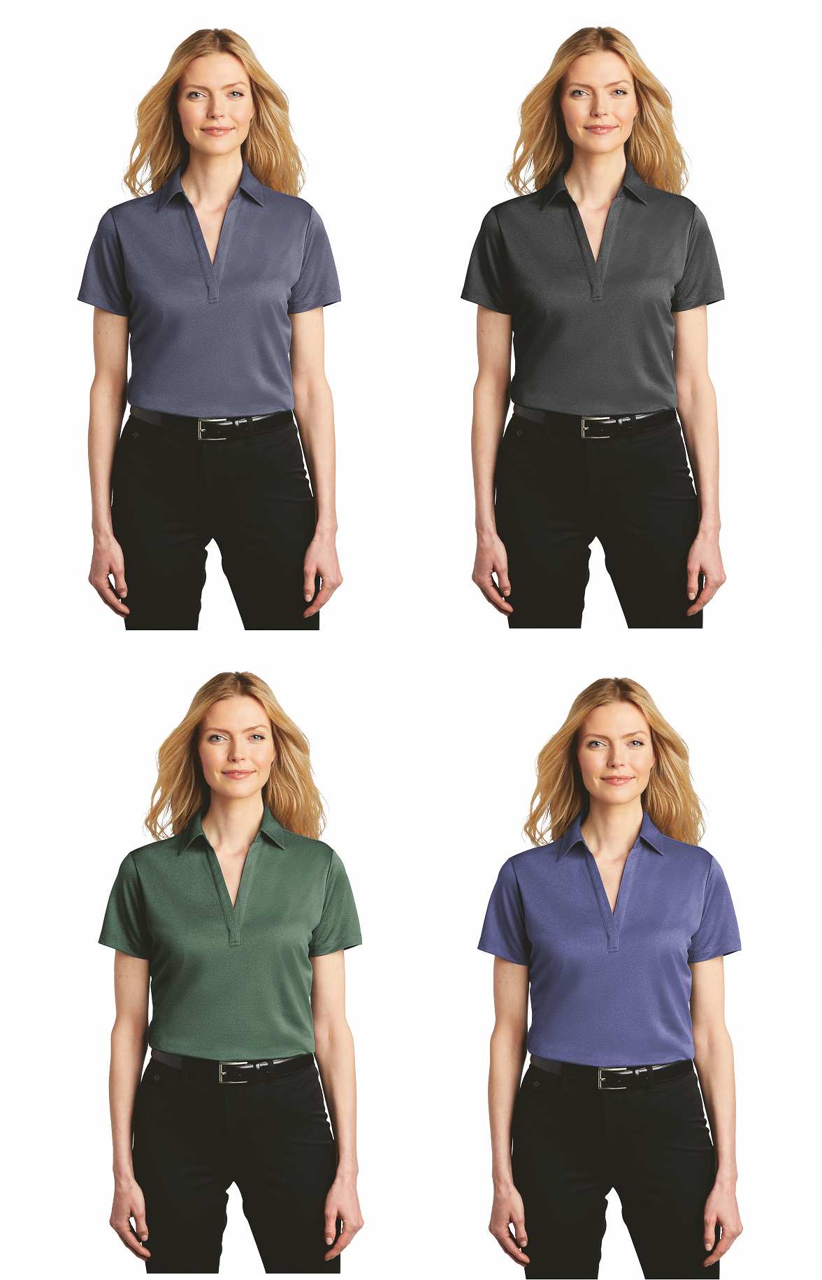 Tri-County LK542  Port Authority® Ladies Heathered Silk Touch™ Performance Polo