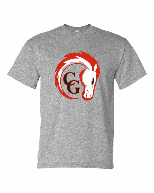 CG Chargers Heather Gray Bella Unisex tshirt BC3001CVC