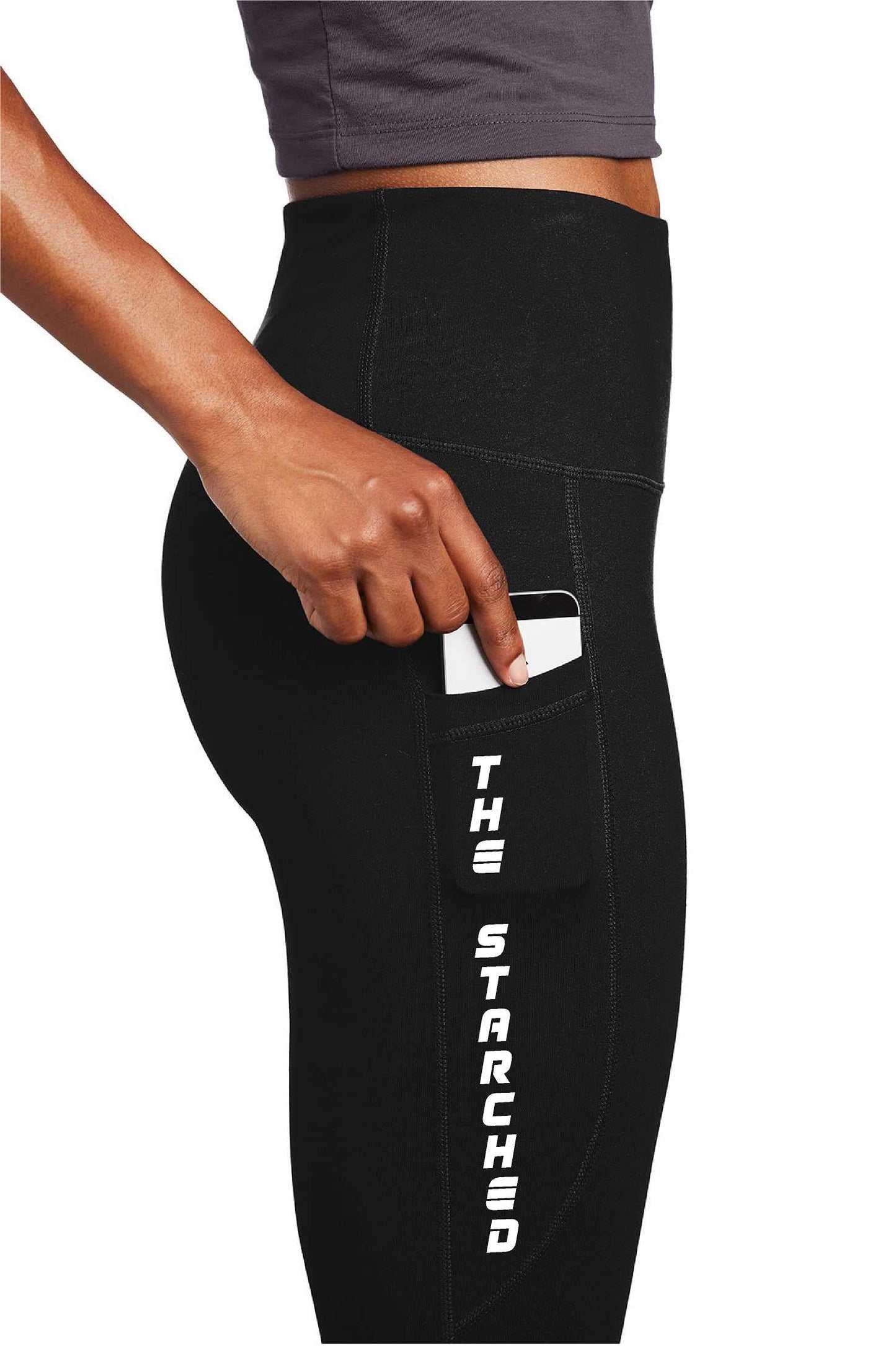 The Starched LPST891 Sport-Tek ® Ladies High Rise 7/8 Legging