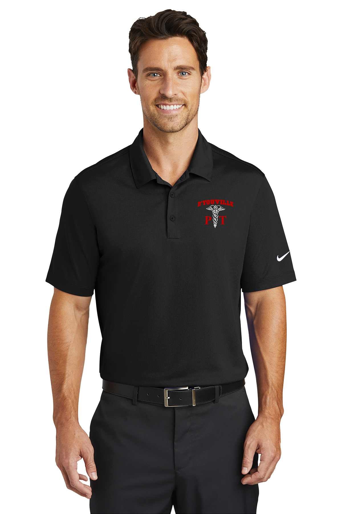 D'Youville Physical Therapy 637167 Nike Dri-FIT Vertical Mesh Polo