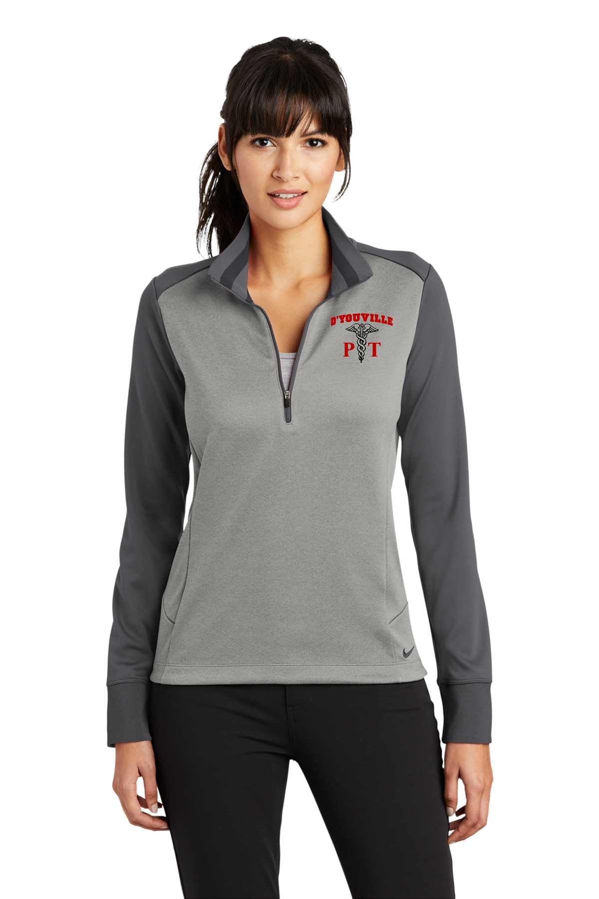 578674 Nike Ladies Dri-FIT 1/2-Zip Cover-Up