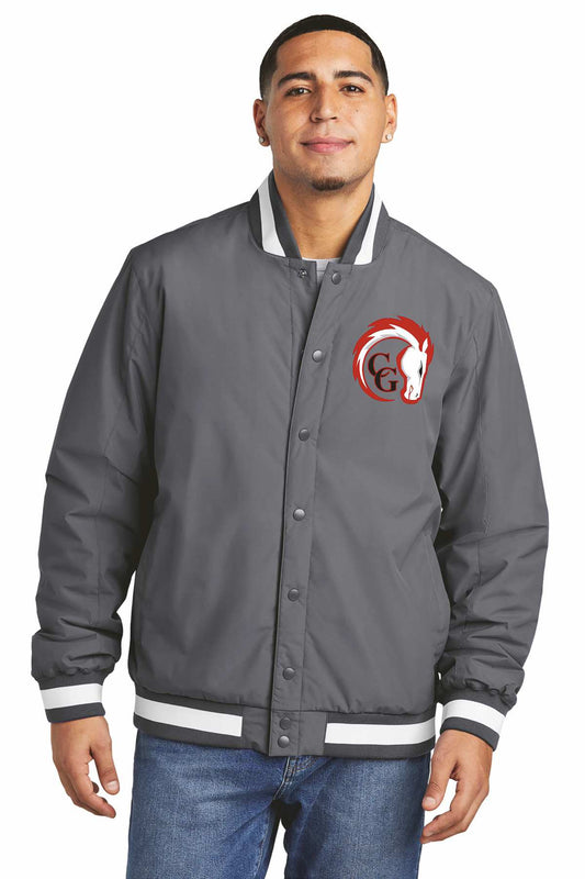 CG Chargers JST58 Sport-Tek® Insulated Varsity Jacket