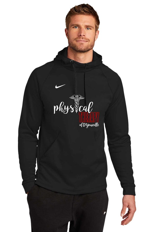 D'Youville Physical Therapy CN9473 Nike Therma-FIT Pullover Fleece Hoodie