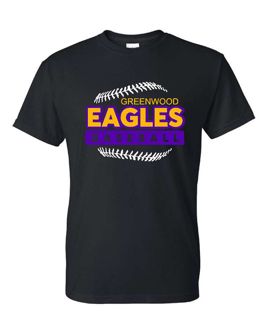 Greenwood Eagles Baseball tshirt 8000 unisex Adult/Youth