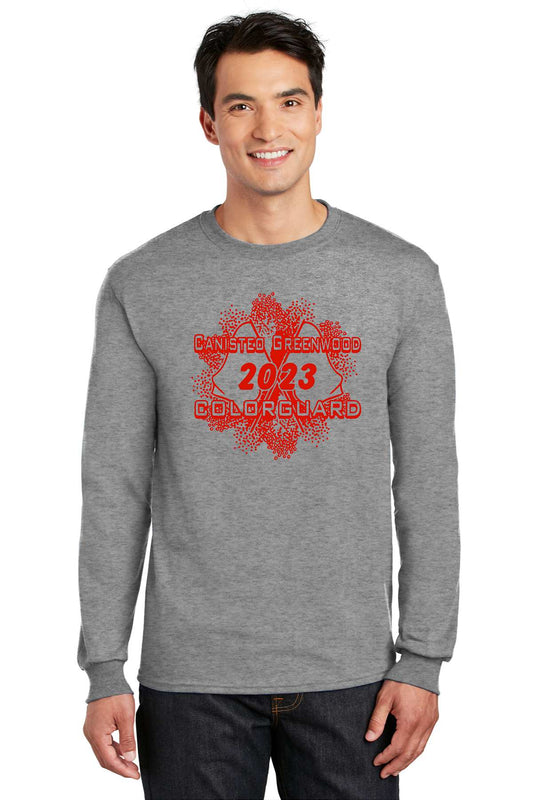 CG Color guard Youth/Adult Unisex Long sleeve Gildan 8400