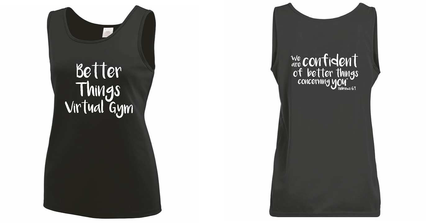 Better Things Gym Augusta ladies workout tank 1705