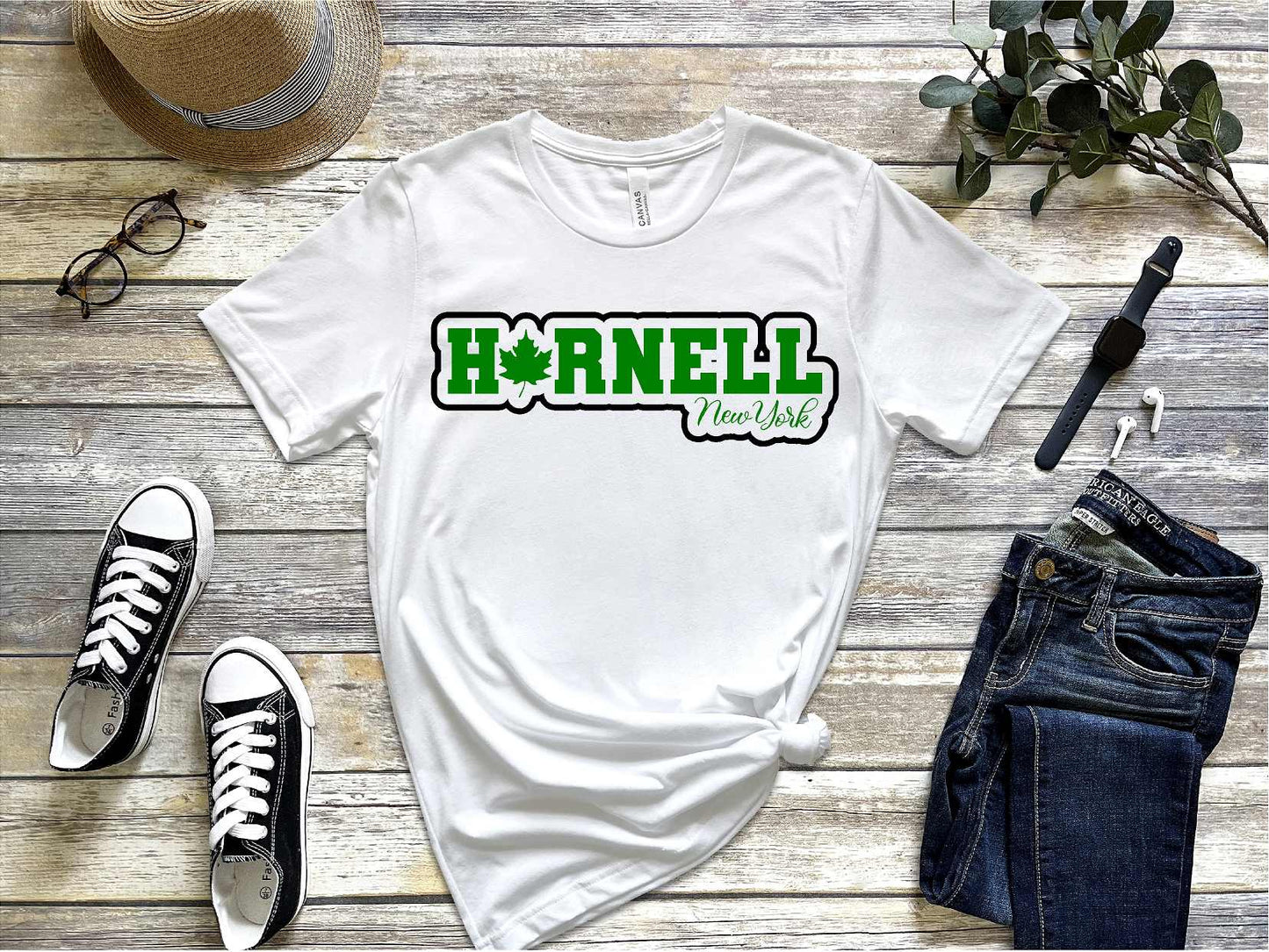 Hornell Maple City Shirt Unisex adult or youth Bella tshirt BC3001