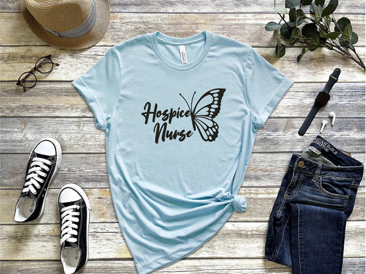 Hospice Nurse Tshirt Heather Unisex Jersey Short Sleeve Tee BC3001CVC