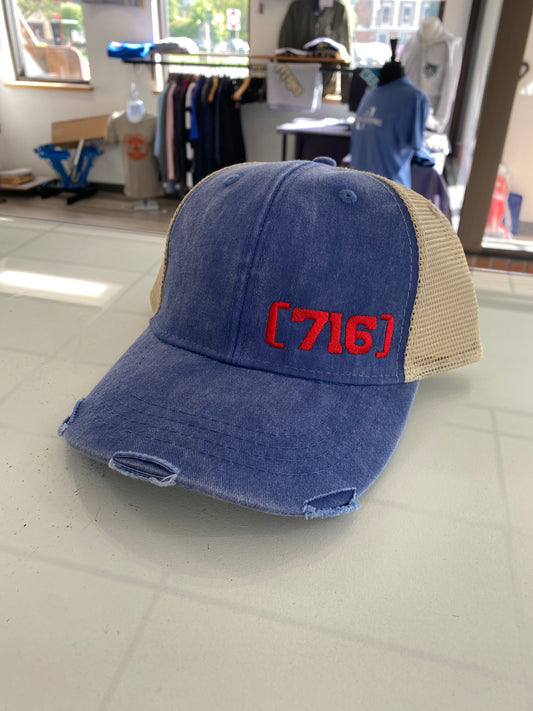 Buffalo 716 distressed Adams cap AD527