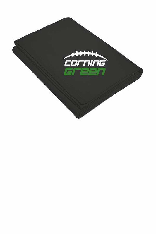Corning Green Sweatshirt Stadium Blanket