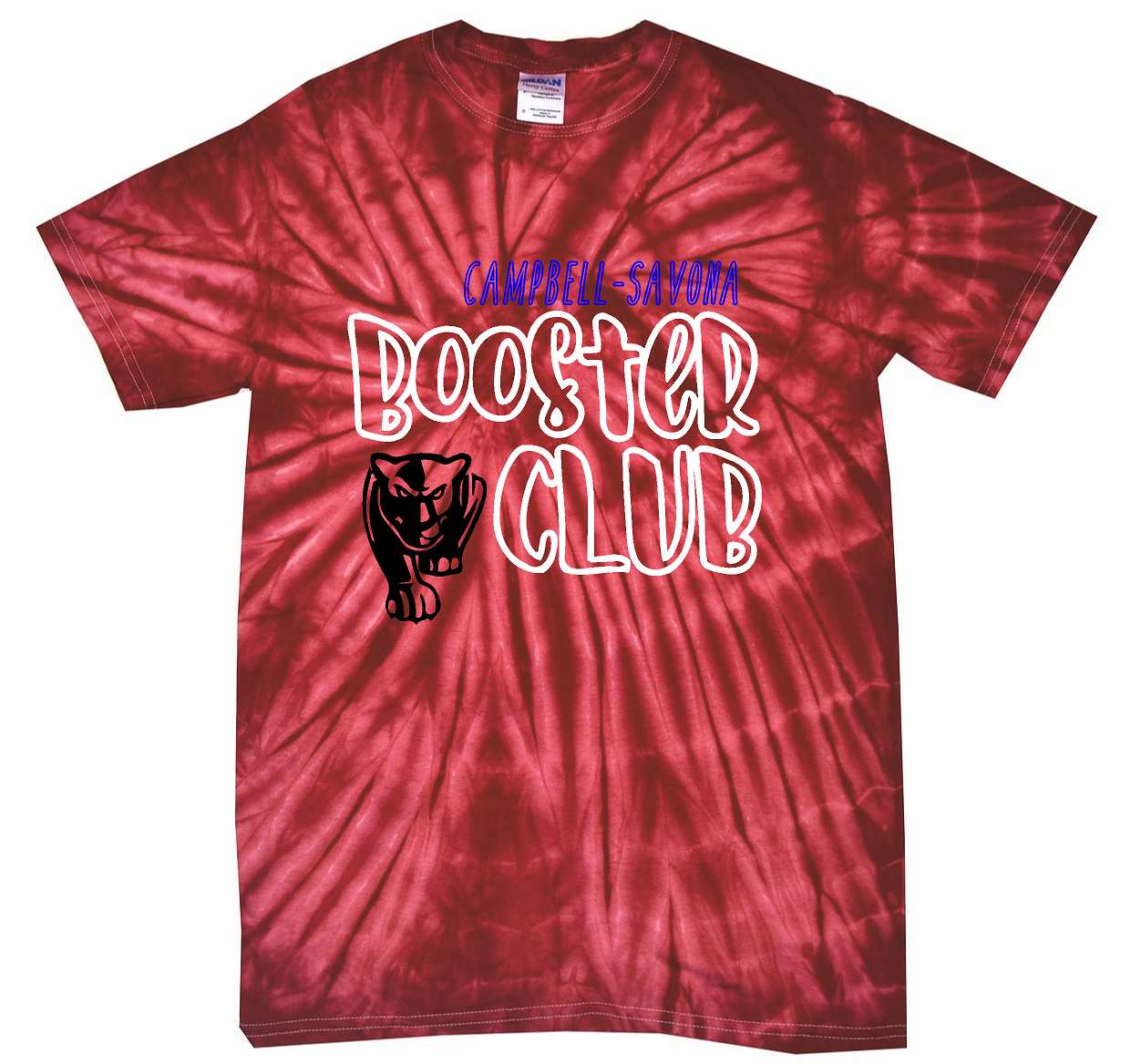 Campbell Savona Boosters Adult Unisex Tie Dye Tshirt