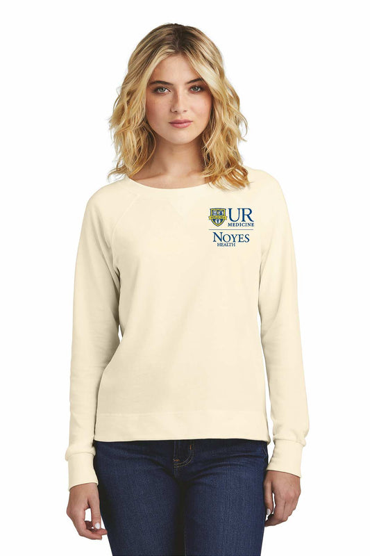 UofR DT672 District® Women’s Featherweight French Terry™ Long Sleeve Crewneck