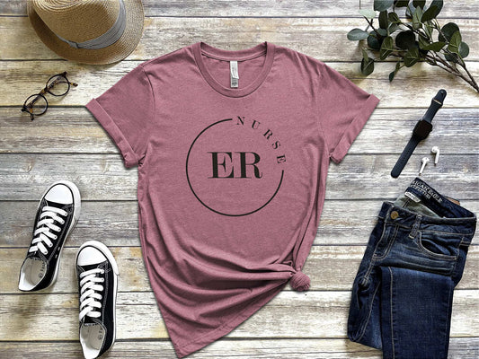 Nurse Tshirt Heather Unisex Jersey Short Sleeve Tee BC3001CVC