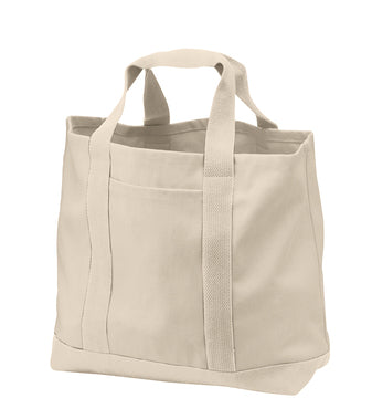 VA Port Authority® - Two-Tone Shopping Tote - B400