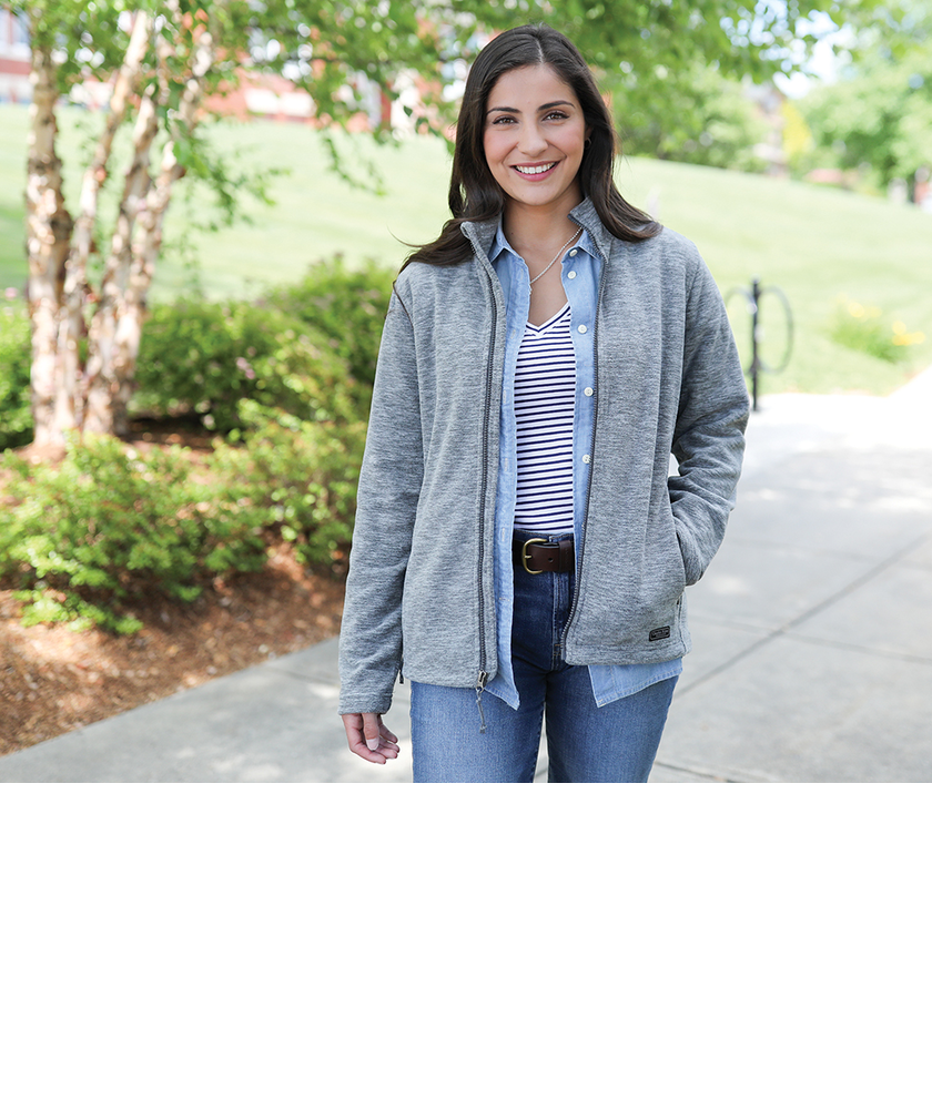 Women's Heathered Fleece Jacket